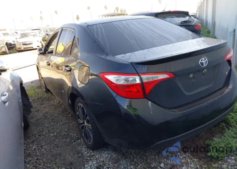 2015 Toyota Corolla S Plus from USA, damaged, VIN 5YFBURHE3FP214982